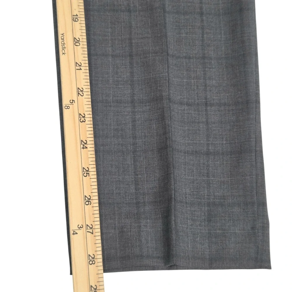 Ledbury GUABELLO Plaid Check Wool Suit Rare‎ Mens 40R 32×29 Made In Italy